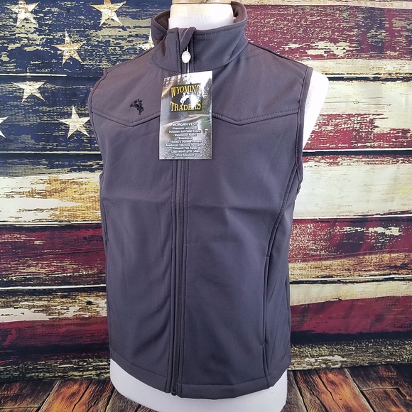 Wyoming Traders Other - WYOMING TRADERS MENS MORGAN SOFT-SHELL VEST - CHARCOAL